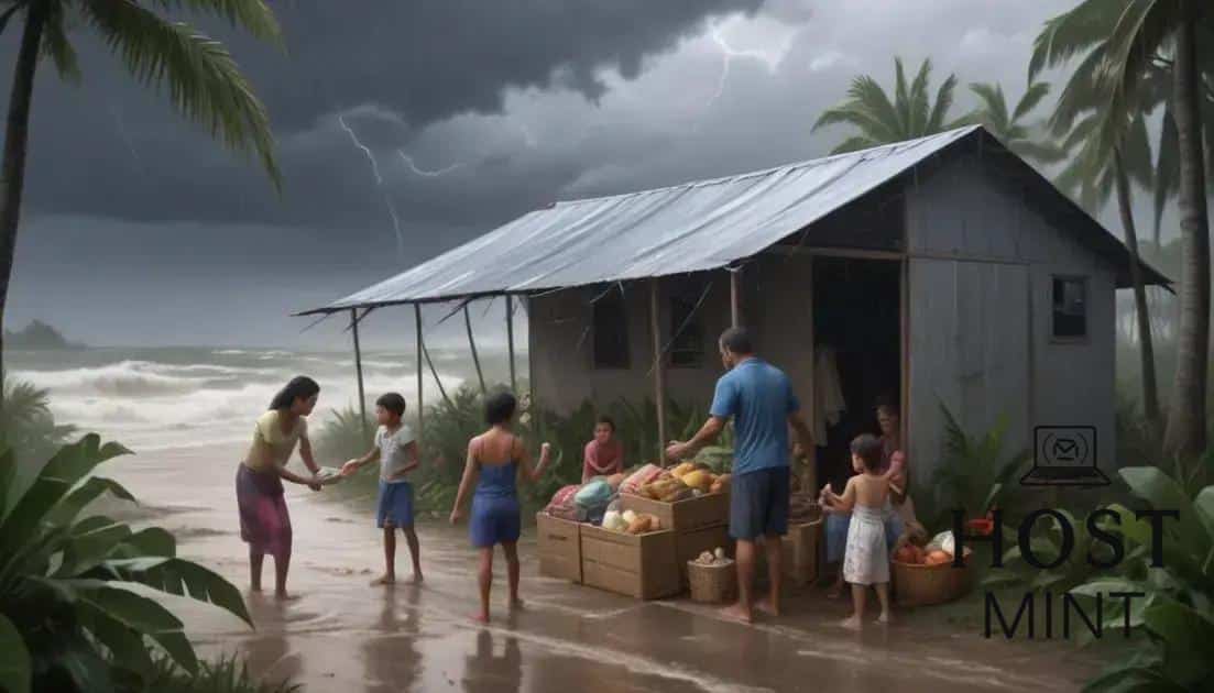 Safety measures during tropical storms